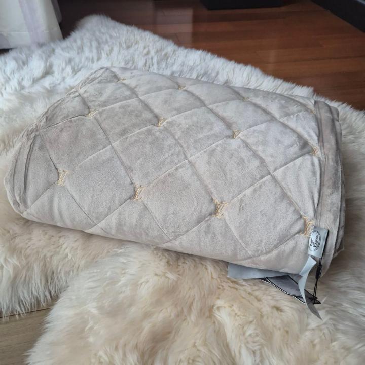 Покривало Велюрове LV (Бежевий, 220х240)